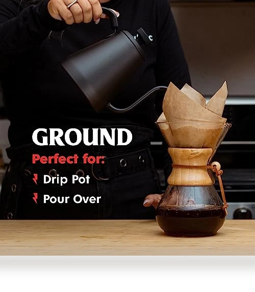 Organic and Fair Trade Medium Roast Ground Coffee — Coffee Substitutes, Death Wish Coffee Co.