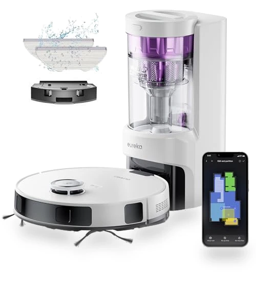 Robot Vacuum with Bagless Self Emptying Station — Vacuums, Eureka