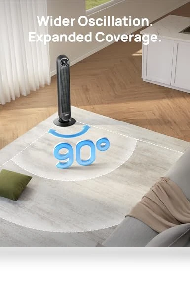 Smart Oscillating Quiet Floor Fan — Ceiling Fans, Dreo