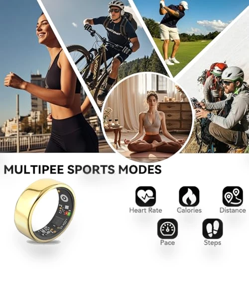 Smart Ring with Charging Box — Smart Rings, Hivisuals