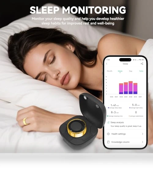 Smart Ring with Charging Box — Smart Rings, Hivisuals