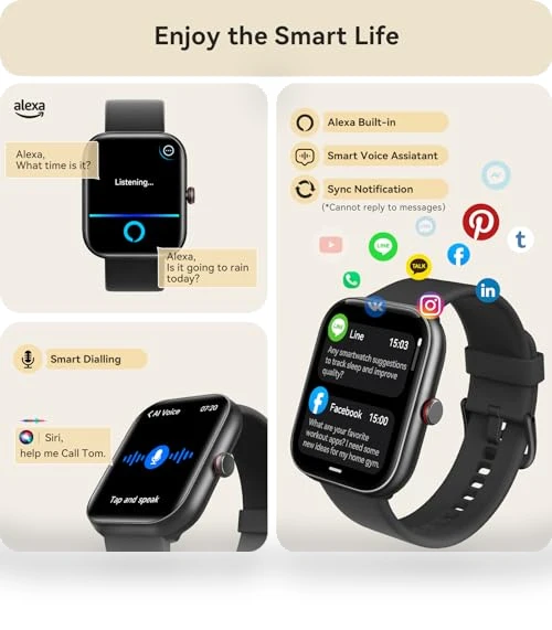 Smart Watch with Alexa — Smartwatches