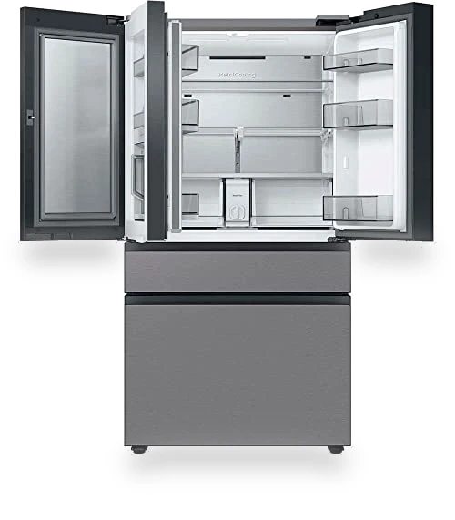 29 Cu. Ft. Bespoke Stainless Steel 4-Door French Door Refrigerator — Mini Fridges, Samsung