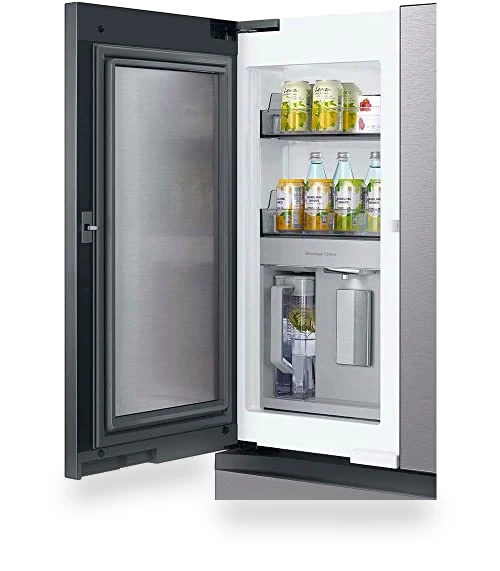 29 Cu. Ft. Bespoke Stainless Steel 4-Door French Door Refrigerator — Mini Fridges, Samsung