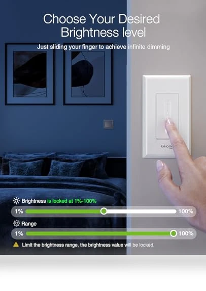 3 Way Dimmer Switch — Dimmer Switches, GHome Smart