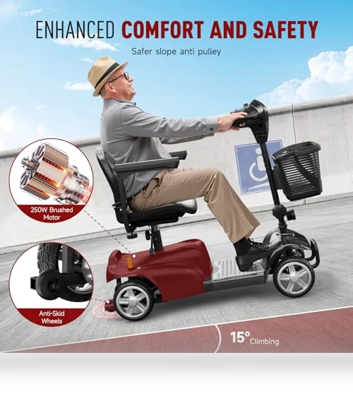 4 Wheel Mobility Scooter — Push Scooters, POWET