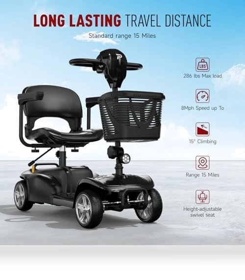 4 Wheel Mobility Scooter — Push Scooters, POWET