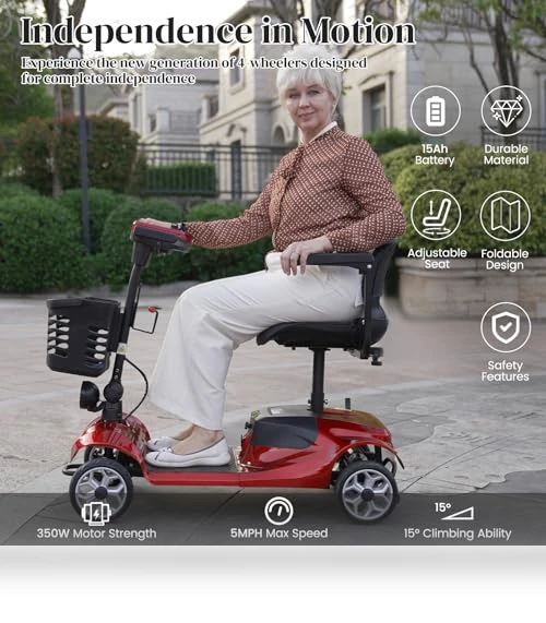 4-Wheel Mobility Scooter — Electric Self-Balancing Scooters, Mobicyc