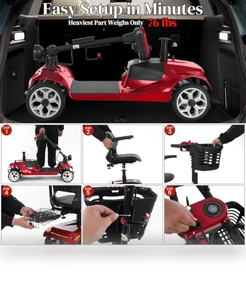 4-Wheel Mobility Scooter — Electric Self-Balancing Scooters, Mobicyc