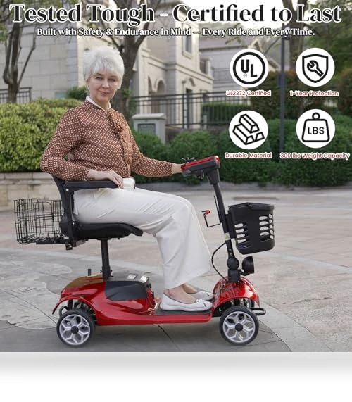 4-Wheel Mobility Scooter — Electric Self-Balancing Scooters, Mobicyc