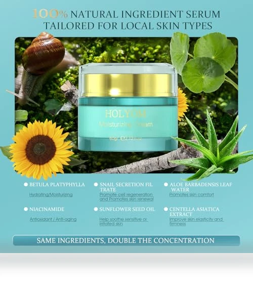 Anti-Aging Face Moisturizer — Creams & Moisturizers, HOLYOM