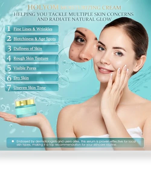 Anti-Aging Face Moisturizer — Creams & Moisturizers, HOLYOM