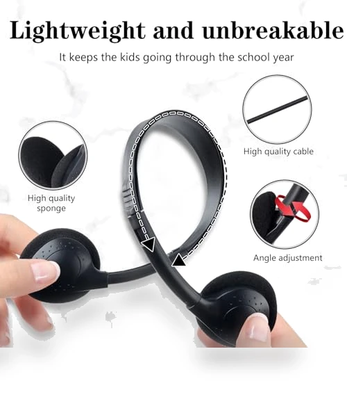 Class Set Headphones for Kids Students — In-Ear Headphones, OSSZIT