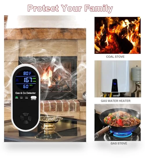 Combination Gas & Carbon Monoxide Detector — Carbon Monoxide Detectors, KOABBIT