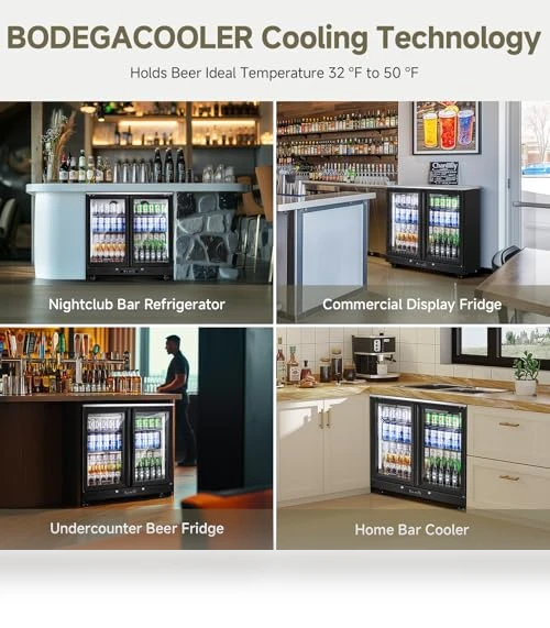 Commercial Bar Beverage Refrigerator — Drink Coolers, BODEGA