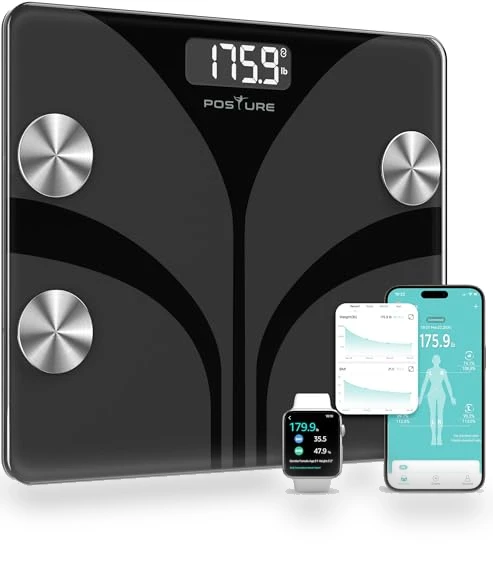Digital Bathroom Smart Scale — Weight Management Tools, Posture