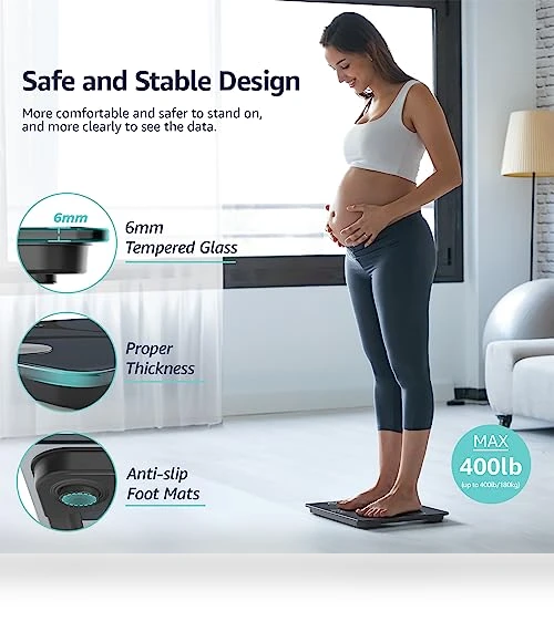 Digital Bathroom Smart Scale — Weight Management Tools, Posture