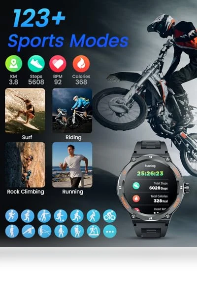 Fitness Tracker Watch — Smartwatches, NONGAMX