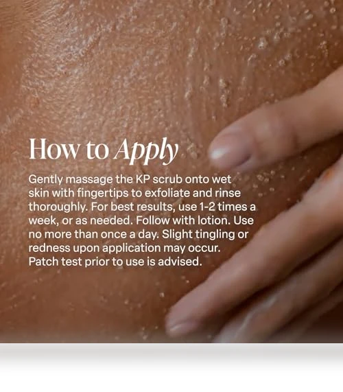 KP Body Scrub — Scrubs, Saltair