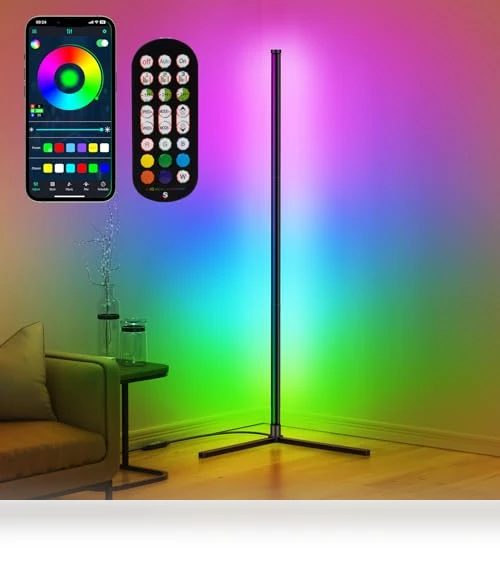 RGB Corner Floor Lamp — Standing Lights, RIYO