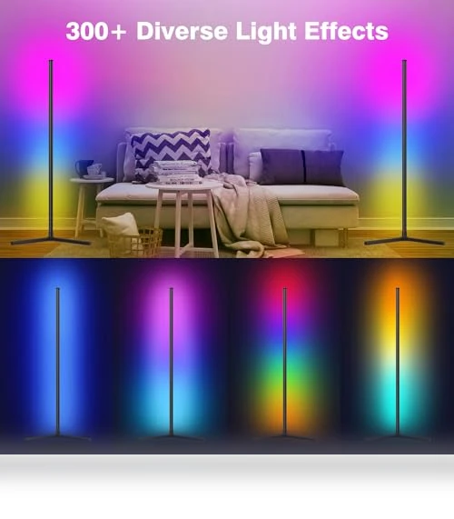 RGB Corner Floor Lamp — Standing Lights, RIYO