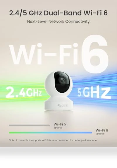 Smart 4K UHD Pan & Tilt Indoor Security Camera — Smart Home Security, Reolink