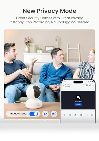 Smart 4K UHD Pan & Tilt Indoor Security Camera — Smart Home Security, Reolink
