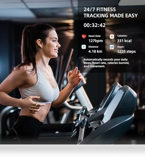 Smart Ring Fitness Tracker — Wearable Accessories, MZJ