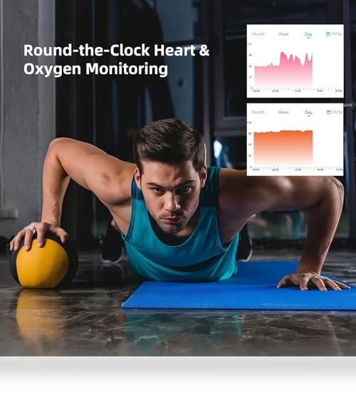 Smart Ring Fitness Tracker — Wearable Accessories, MZJ