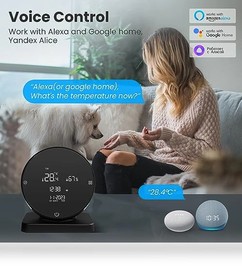 Smart Temperature and Humidity Monitor with IR Control — Home Climate Control, Smekitlly