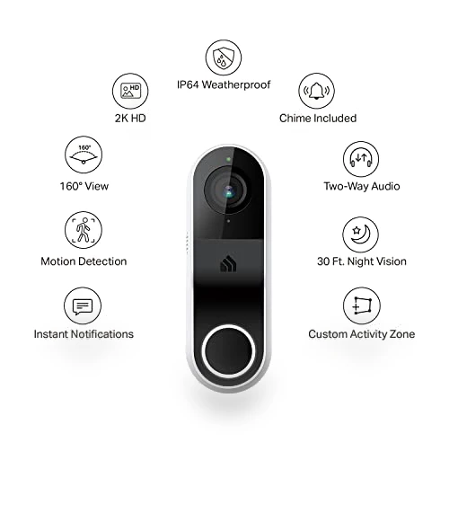 Smart Video Doorbell Camera — Smart Home Security, TP-Link