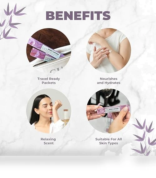 Travel Size Lotion Packets — Massage Oils & Lotions, Go Essentials