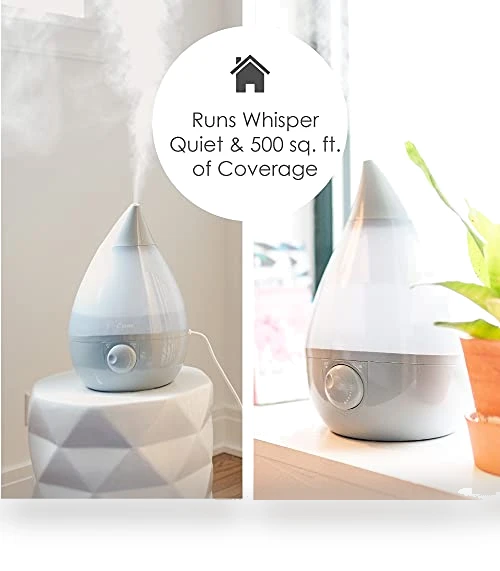 Ultrasonic Teardrop Cool Mist Humidifier — Air Moisturizers, Crane