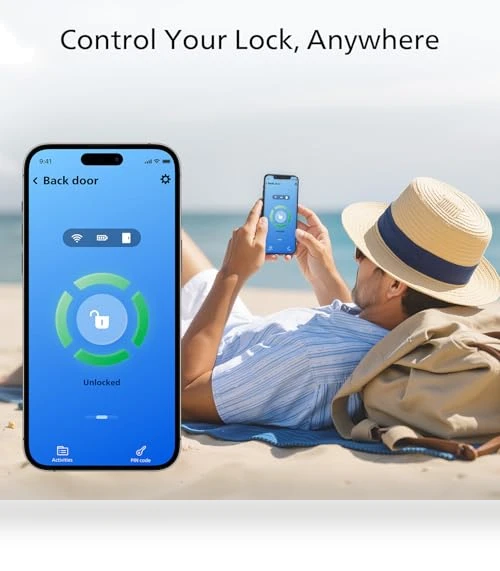 WiFi Smart Lock with Handle — Smart Home Security, Philips