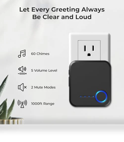 Wireless Doorbell — Tones & Sounds, FOVKSUC