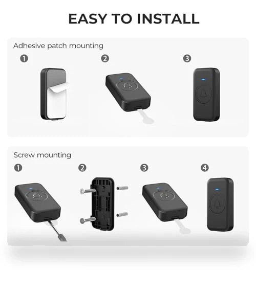 Wireless Doorbell — Tones & Sounds, FOVKSUC