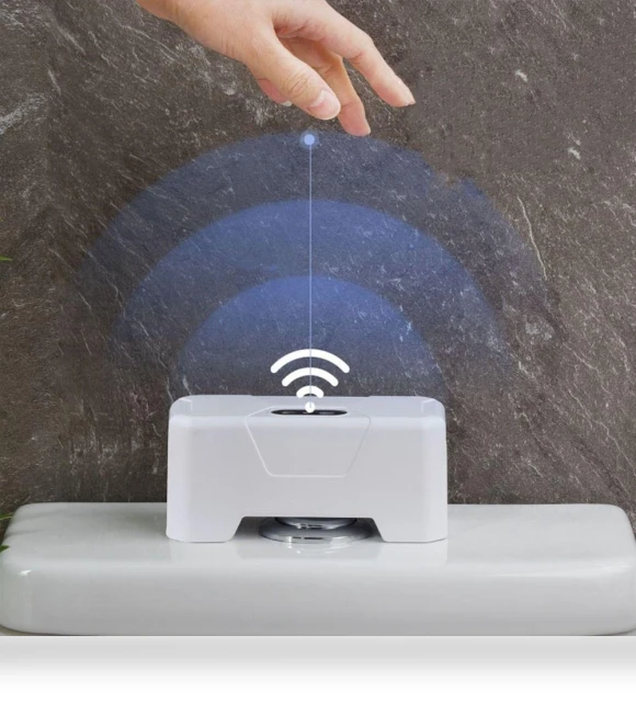 Automatic Touchless Toilet Flush Button — Hand Dryers, MUXUE