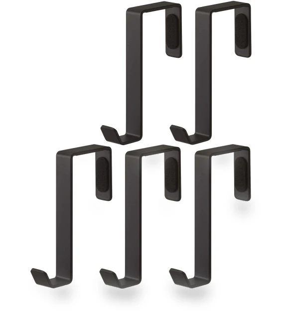 Set of 5 Door Hooks — Hooks, Yamazaki