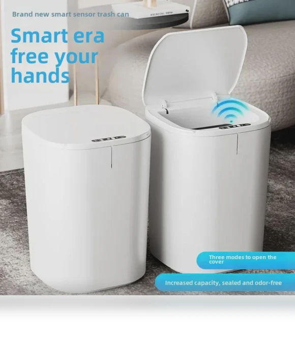 Smart Induction Trash Can — Kitchen Cans, StrideBox