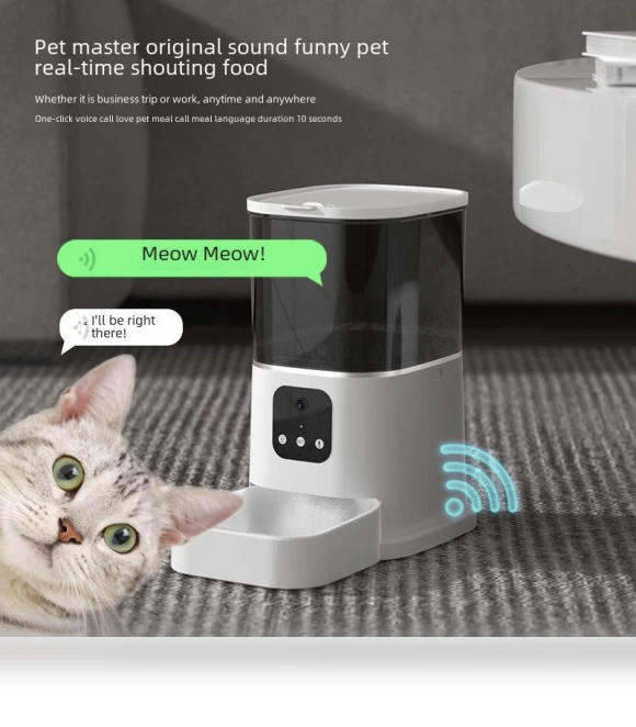 WiFi Pet Feeder — Automatic Feeders, Pets Land