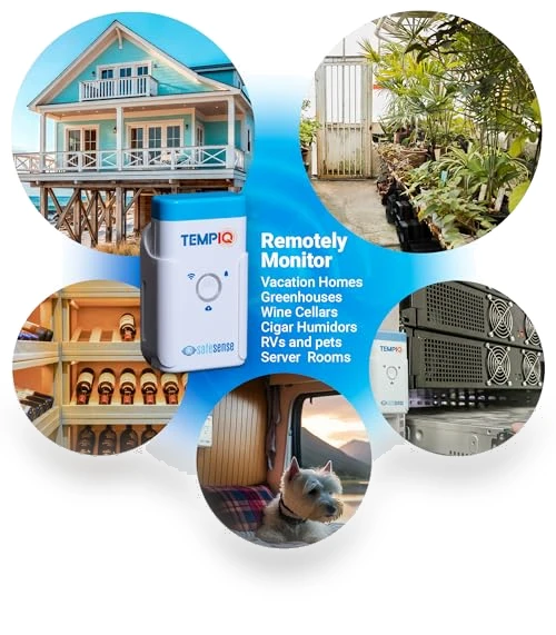 WiFi Temperature & Humidity Sensor — Home Climate Control, SafeSense