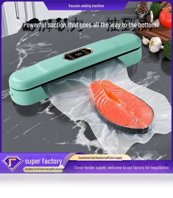 Compact Vacuum Sealer with LCD Display — Vacuum Bags, Small Appliances