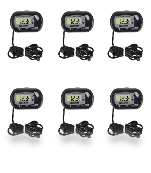 Digital Aquarium Thermometer with Sensor and Suction Cup LCD Display — Thermometers, happybuySE