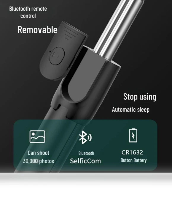 Portable Bluetooth Selfie Stick Tripod with Fill Light — Selfie Sticks, Smarter than future