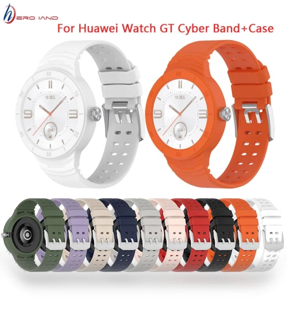 Silicone Strap with Protective Case — Smartwatches, Heroland