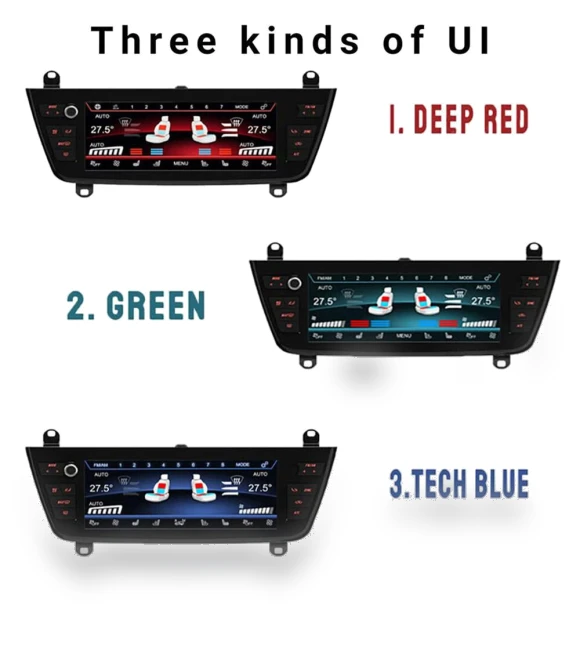 Touch Control Panel for Climate and Heater — Blend Door Levers, Topfactory