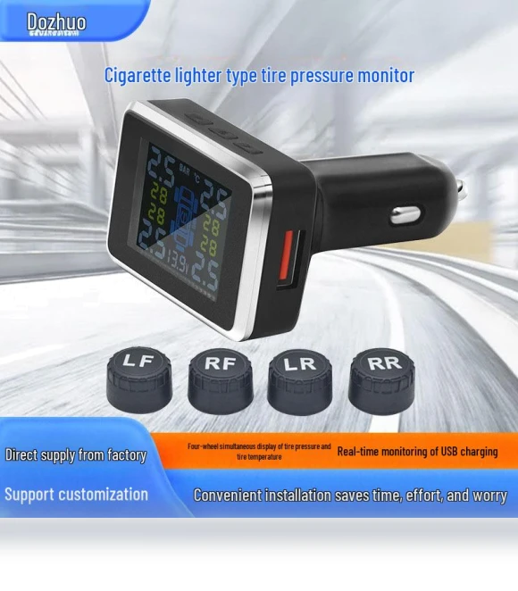 Wireless Car Tire Pressure Monitor — TPMS Sensor Replacements, TrendVibeCN