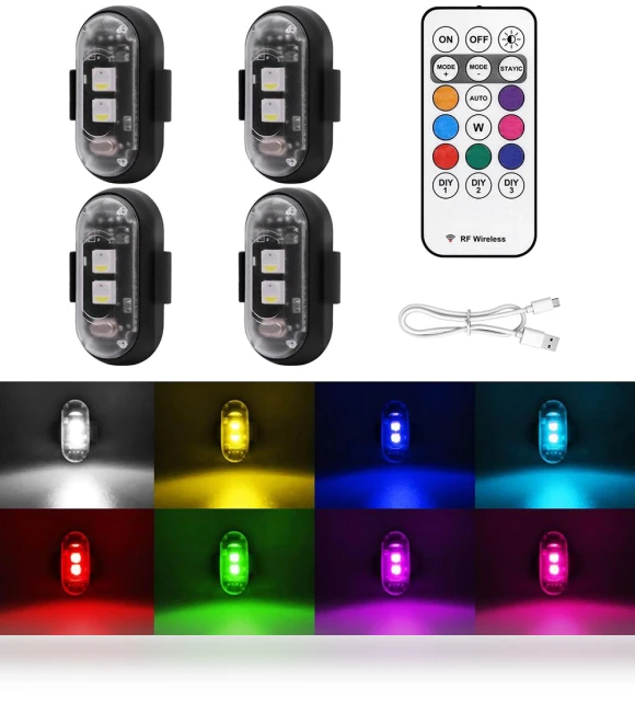Wireless LED Strobe Lights — Vehicle Safety Signals, PHYUN-autoparts