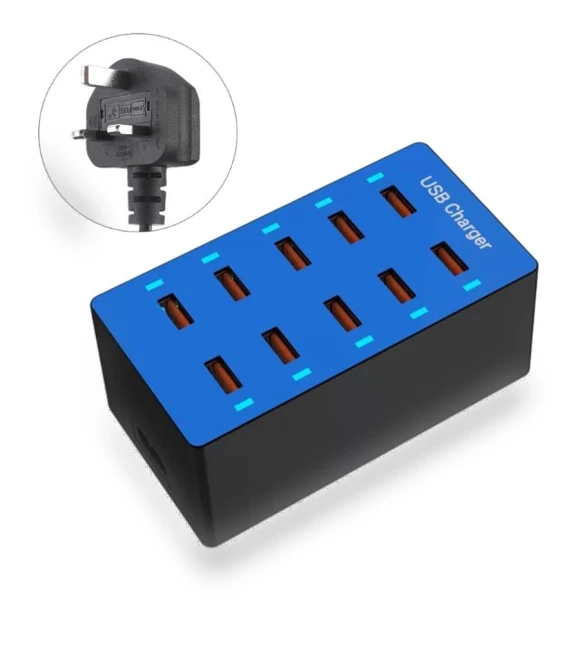 10-Port USB Charging Station — Power Hubs, Tautoparts
