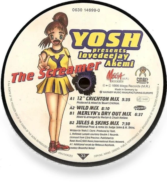 12inch Record YOSH PRESENTS LOVEDEEJAY AKEMI - The Screamer — Drum & Bass, RecordCityJP